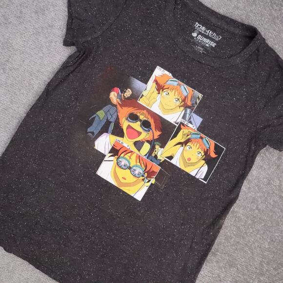 Cowboy Bebop Anime Sunrise Funimation XS Gray Short Sleeve T-Shirt - Picture 6 of 10